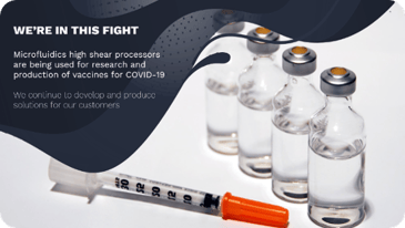 How Microfluidizer Processors are used to Support Vaccine Production