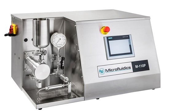 M110P Lab scale high shear fluid Processor