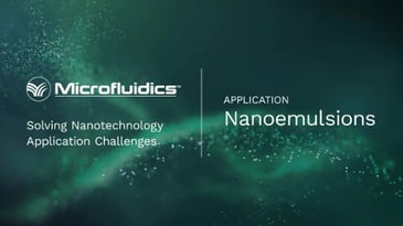 Nanoemulsion application video