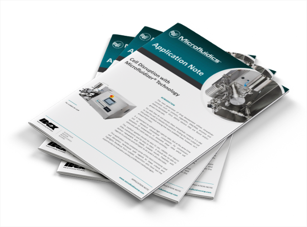 Cell disruption with Microfluidizer technology brochure download