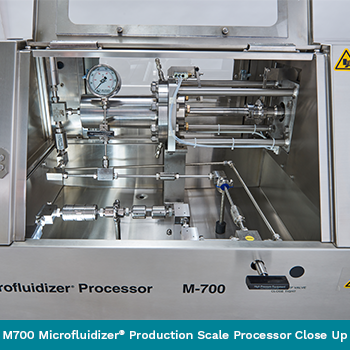 M700 Microfluidizer® Production Scale Processor Close Up -1