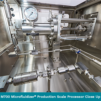 M700 Microfluidizer® Production Scale Processor Close Up