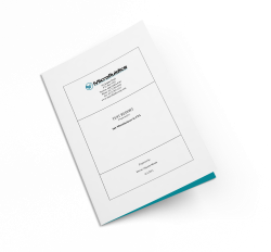 Test report black jet ink front cover